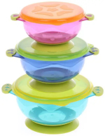 Фотография товара Набор тарелок с крышкой Mum&Baby 3 штуки