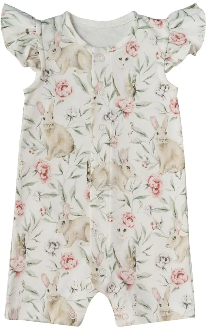 Песочник Зайчики и совы, крем, р. 92, арт. 4742