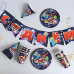 Фотография товара Набор бумажной посуды Страна Карнавалия С днём рождения stars