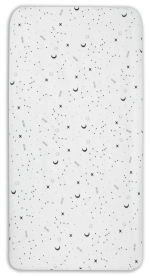 Фотография товара Простыня AmaroBaby Stars на резинке 125х75х12, белая