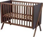 Фотография товара Кровать детская Polini kids Porto 1300, графит-дуб, крафт