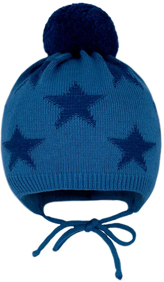 Головной убор детский Чудо-Кроха шапка джинсовый 42-44