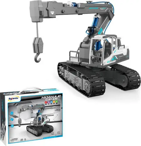 Конструктор Junfa гидравлический Строительные машины Подъемный кран, арт. WZ-25947