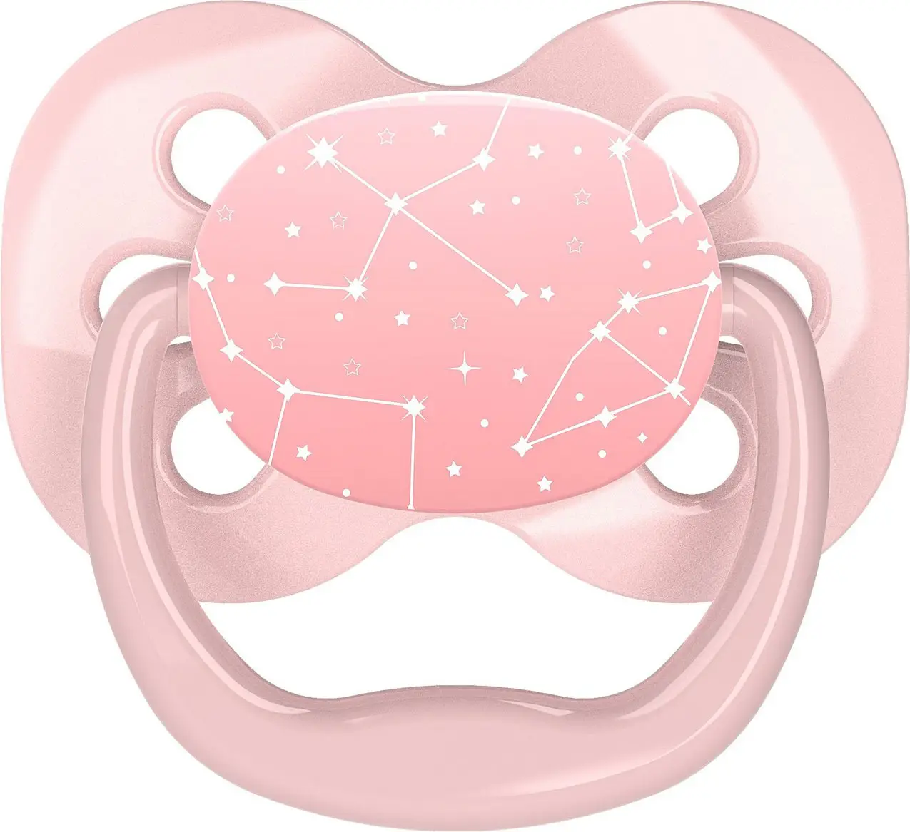 Пустышка Dr.Brown's Advantage с колпачком розовая, до 6 месяцев