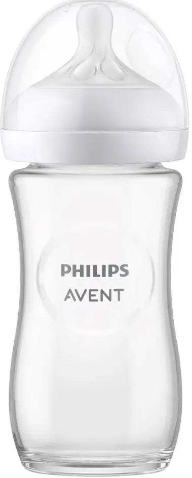 Бутылочка для кормления Natural Response Philips Avent, 240 мл, стекло, арт. SCY933/01