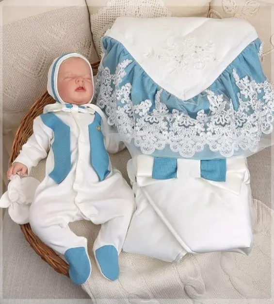 Конверт-одеяло Fleole Лазурный New