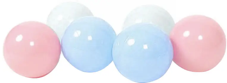 Шарики Кассон 7 см для бассейна 100 шт, молочные оттенки