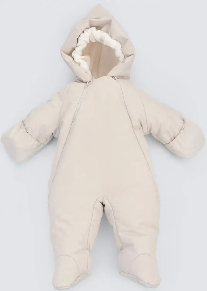 Комбинезон "Вельвет-1" KiDi kids зимний, слоновая кость, р.18