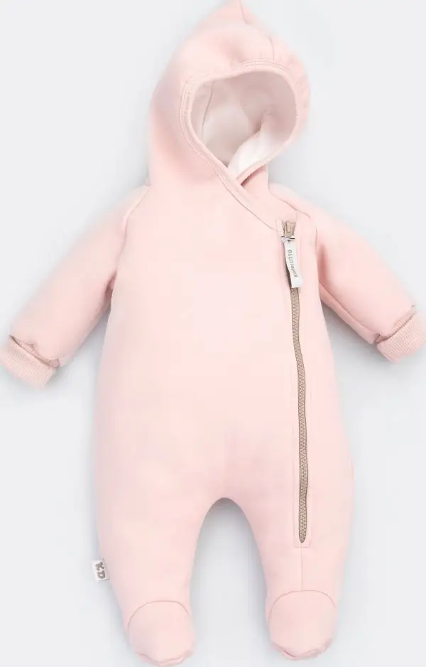 Комбинезон KiDi kids "Карамелле-1", футер, пудра, р.18