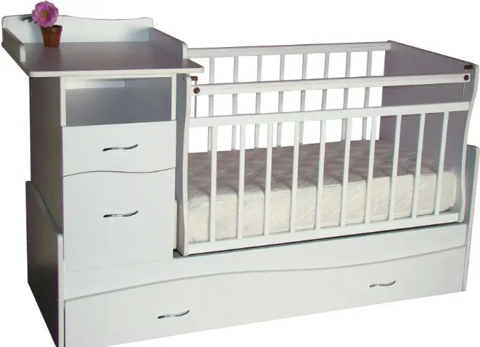 Кровать-трансформер Островок уюта Чунга-чанга, белый