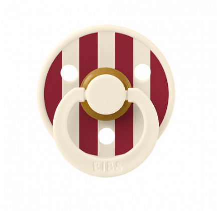 Фотография товара Пустышка латексная BIBS Studio Colour - Block - Ivory Ruby, 0+ мес.
