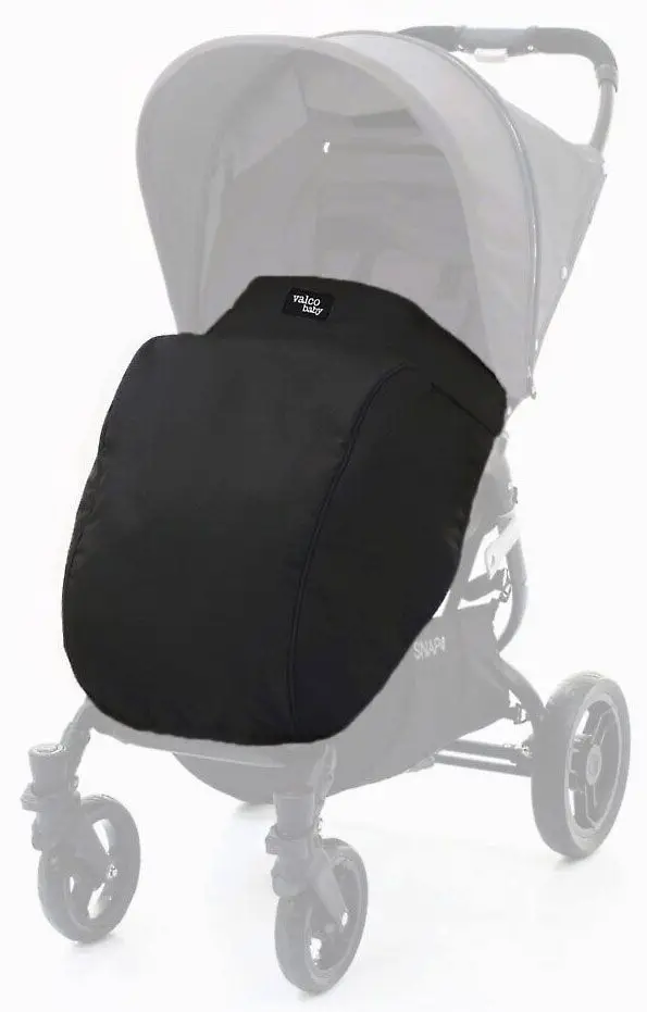 Накидка на ножки Valco baby Boot Cover Snap, Snap 4 / Coal Black