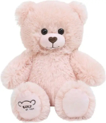 Kult of Toys Color Bear Мягкая игрушка медведь, 50 см, пудровый