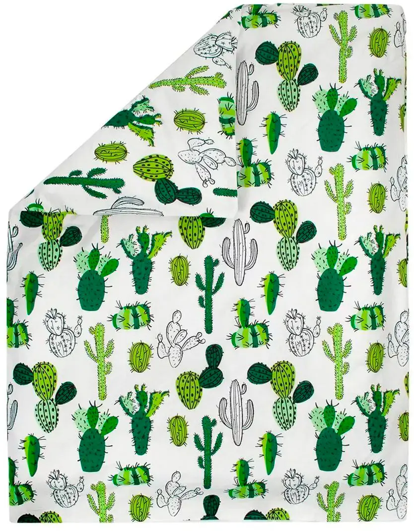 Пододеяльник на молнии AmaroBaby Кактусы, бязь 147х112 см