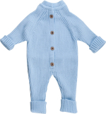 Фотография товара Комплект теплый на выписку лапша Luxury Baby, р. 56-68, голубой