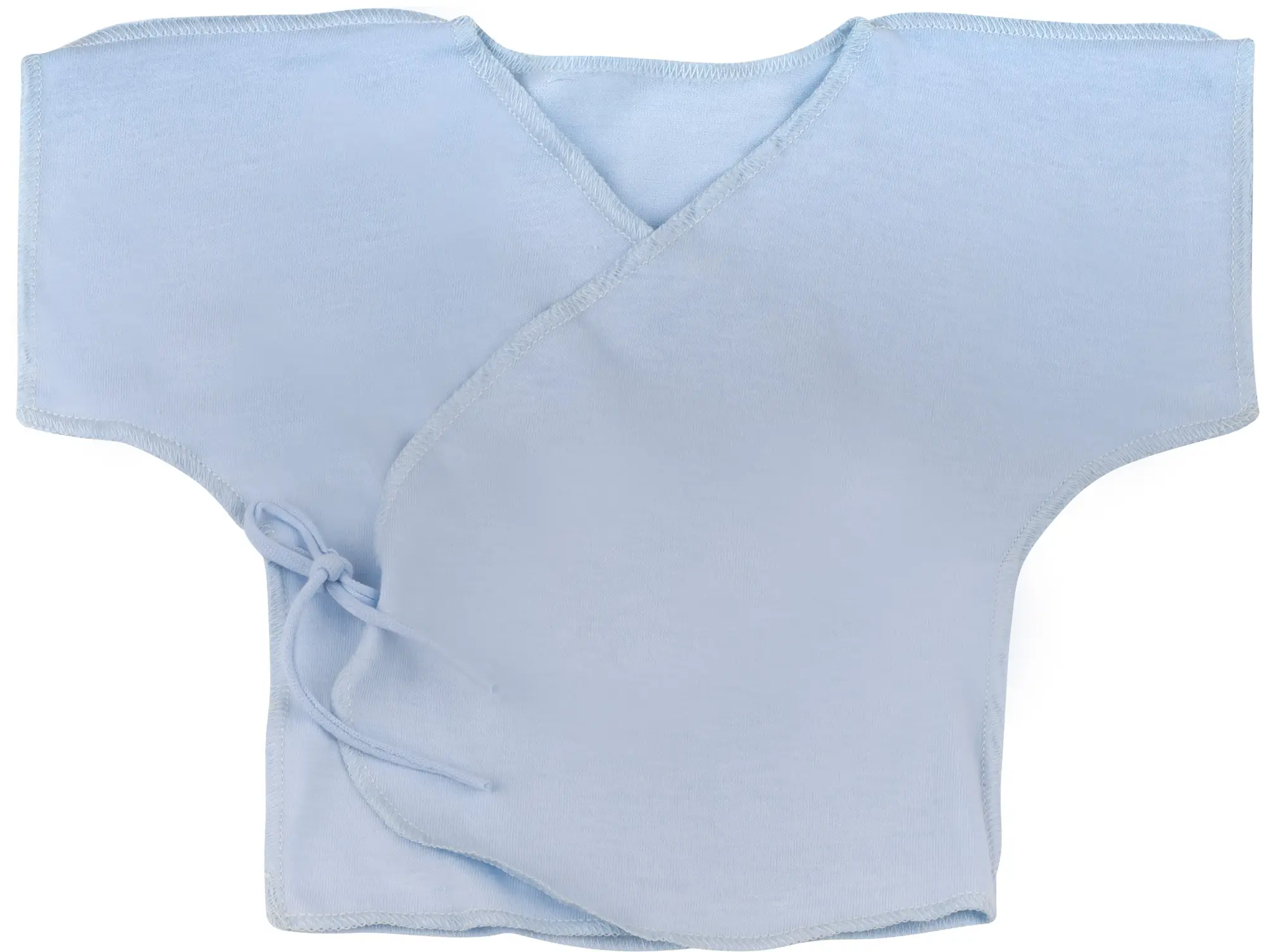 Распашонка Фабрика Бамбук короткий рукав пенье голубой 62