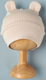 Фотография товара Шапочка-котелок Little Star "Мишка", св.бежевый, 40 см