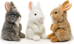 Фотография товара Игрушка мягконабивная Кролик Ангорский Leosco, 20 см, в ассортименте, арт. Q80073A