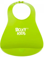 Фотография товара Нагрудник Roxy Kids мягкий цвет зелёный