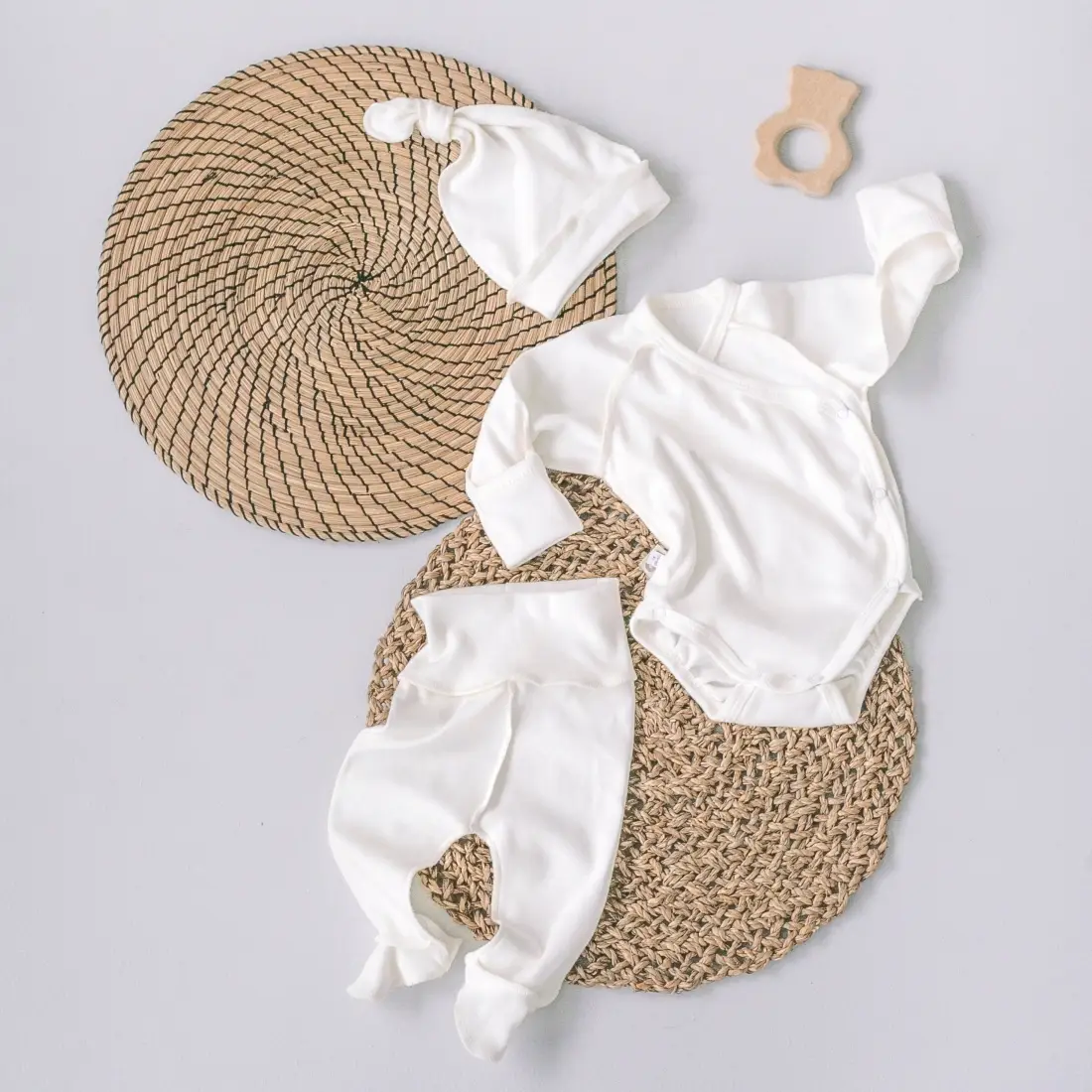 Комплект KiDi Юная Леди-2 3 предмета молочный 56-62 см