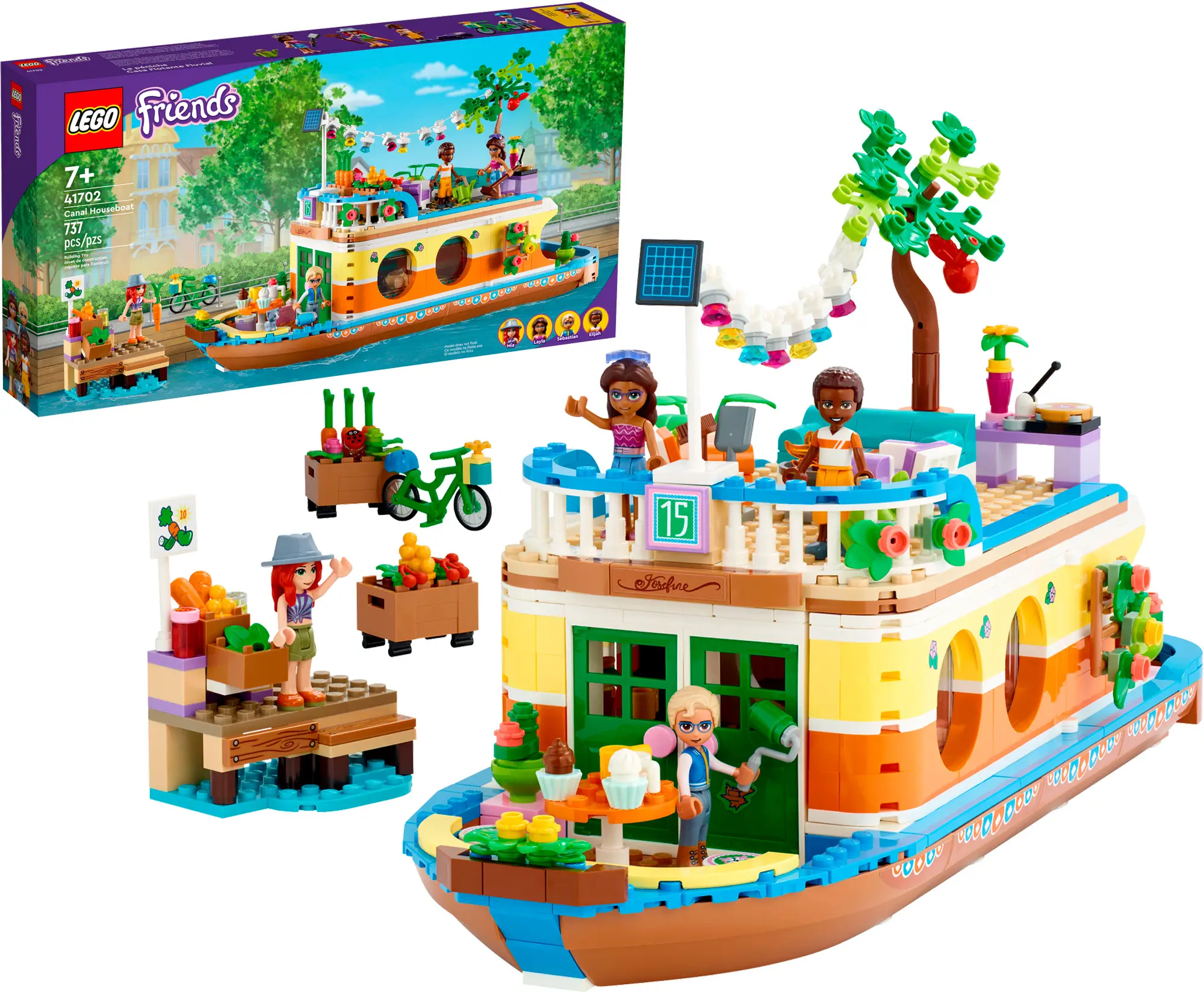 Конструктор Lego Friends 41702 Плавучий дом на канале