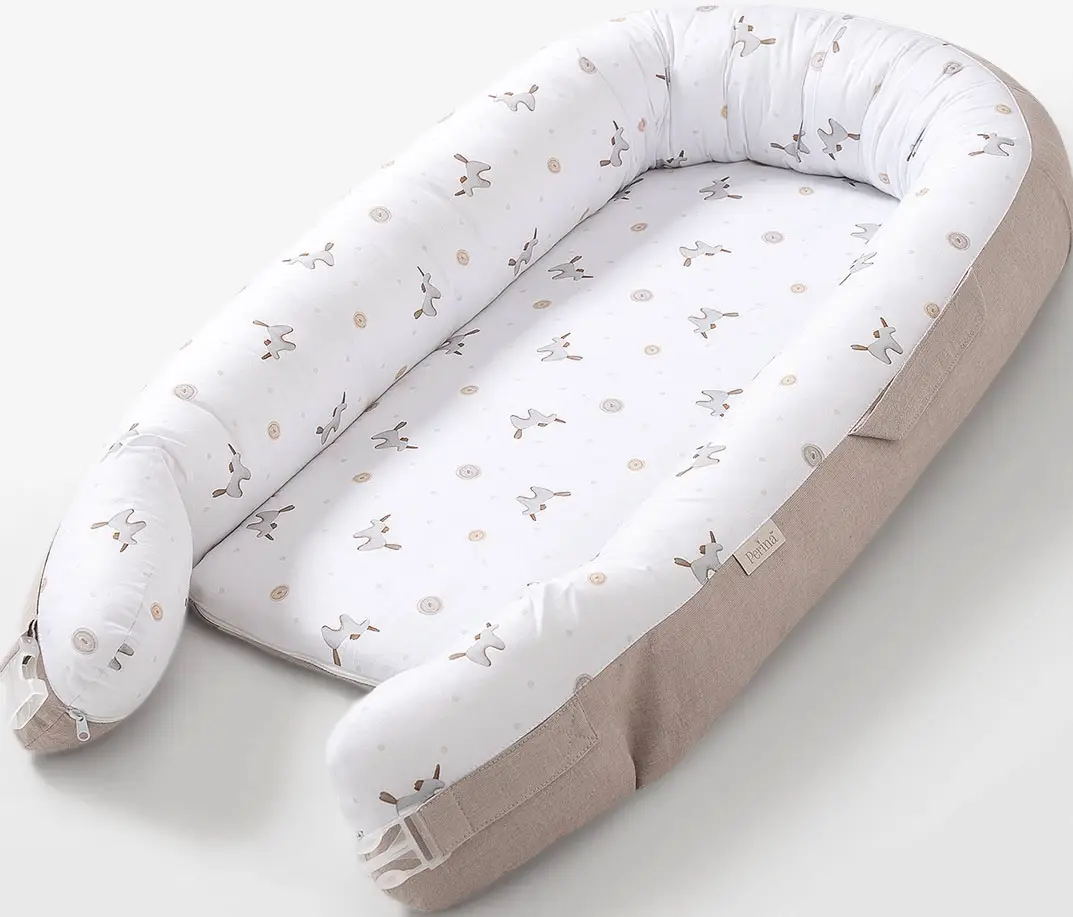 Perina Бортик "Кокон-гнездышко Soft Cotton" песочный