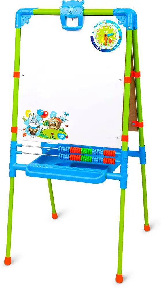 Доска знаний-мольберт двусторонний Nika Kids Веселая Азбука