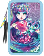 Фотография товара Школьный пенал с наполнением, для девочек, Nebulous Stars, серия Isadora
