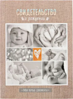 Фотография товара Свидетельство о рождении Мои первые документы 32х22,3 см 3511757