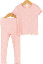 Фотография товара Детский комплект футболка и леггинсы с ромашками, лапша, р. 92, КД456/1-К