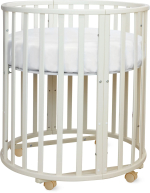 Кроватка Loona Rose, слоновая кость Кроватка Loona Rose, слоновая кость