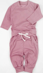 Фотография товара Кофточка и ползунки (штанишки) детские AMAROBABY Fashion, розовый, р.62