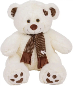 Фотография товара Медведь Тони с шарфом В85, латте, МТШ/45/52
