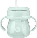 Фотография товара Поильник Happy Baby с трубочкой и ручками, 250мл, blue