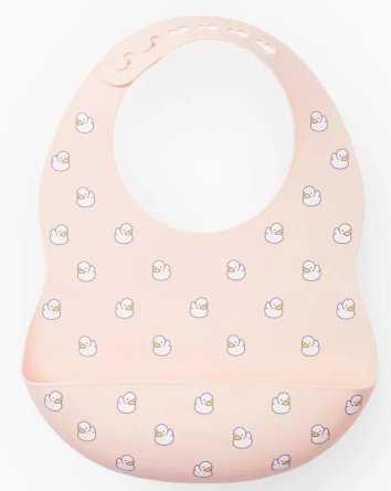 Фотография товара 16017, Нагрудный фартук силиконовый (ducks)