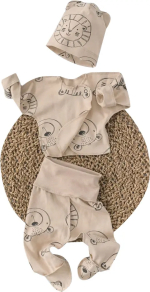 Фотография товара Комплект 3 предмета Крошки Горошки-1 KiDi kids, размер 18, рост 56-62 см, звери