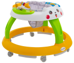 BamBola Ходунки Пушистик круглые, игровая панель, музыка,разноцветный