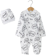 Фотография товара КН137/1-И Комплект для н/рожденных (комбинезон+шапка/воо), р. 56