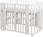 Фотография товара Кроватка Loona Bluebell, белая, стойки – белые