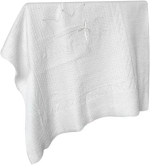 Фотография товара Плед двойная вязка Little Star Princess белый 86х92 см