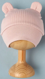 Фотография товара Шапочка-котелок Little Star "Мишка", пудра, 38 см