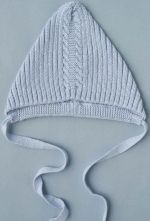 Фотография товара Чепчик вязаный "Гномик, Ниточки Клубочки", р. 46 см, цвет голубой