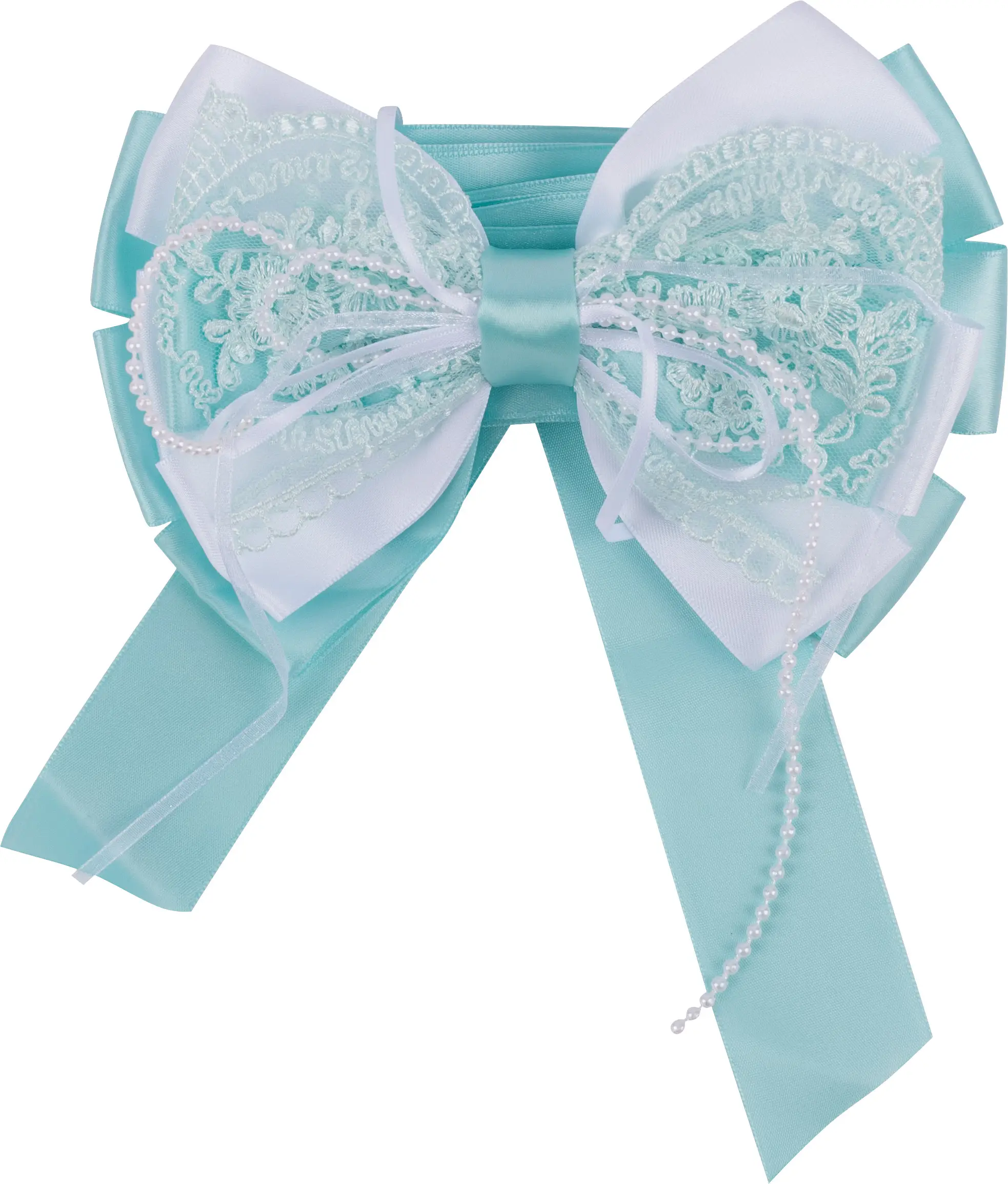 Лента на выписку Little Star ант Люкс атлас мятный