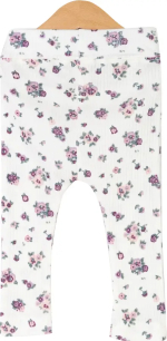Фотография товара Брюки с принтом сиреневые цветочки, лапша, р. 68, П68/36-И
