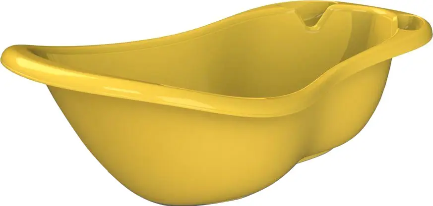 Ванночка для купания Amarobaby Waterfall, жёлтая