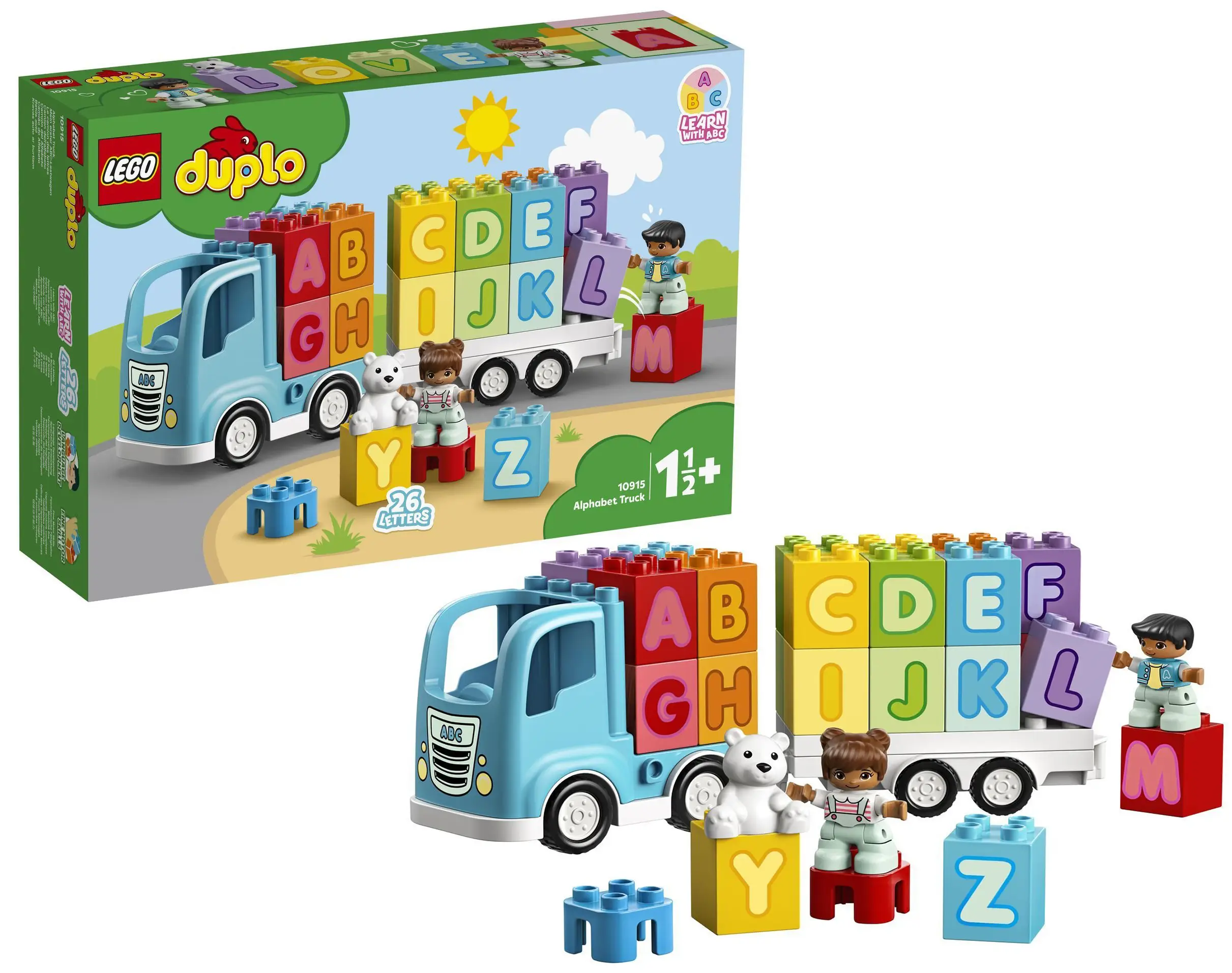 Конструктор LEGO DUPLO 10915 Грузовик Алфавит