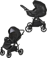 Фотография товара Коляска 2 в 1 Tutis Nanni короб прогулка, Кожа Jet Black
