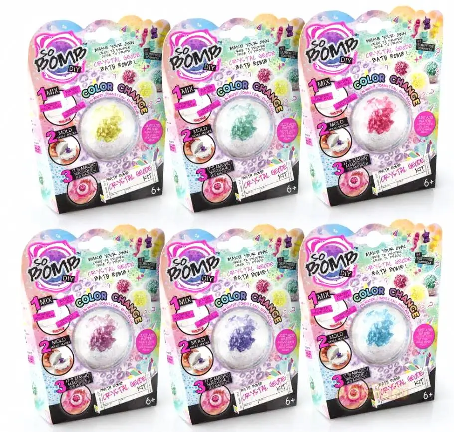 Набор для создания водяной бомбочки Canal toys So Bomb Diy серии Crystal Geode 6 видов