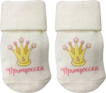 Фотография товара Носочки трикотажные Little Star с принтом Принцесса