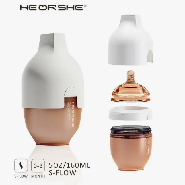 Поильник для формирования правильного прикуса от 6 мес, белый HEORSHE 210 мл.